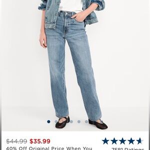 NWT old navy women’s jeans size 4